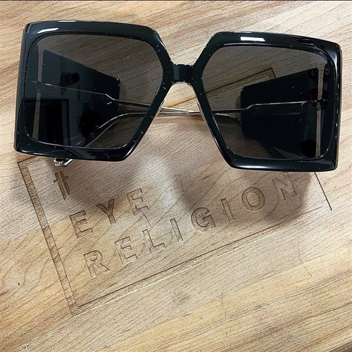 DIOR DiorSignature S2U 54 Grey & Shiny Black Sunglasses | Sunglass Hut USA